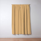 Soft Camel Solid Color Window Curtain Gallery Image 3