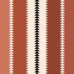 Western Stripes XV Terracotta Rust Red Coffee Mug Gallery Image 2