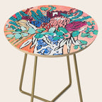 Orange Protea Bouquet Australian Wildflower Still Life Painting Side Table Gallery Image 2