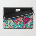 Orange Protea Bouquet Australian Wildflower Still Life Painting Laptop Sleeve Gallery Image 2