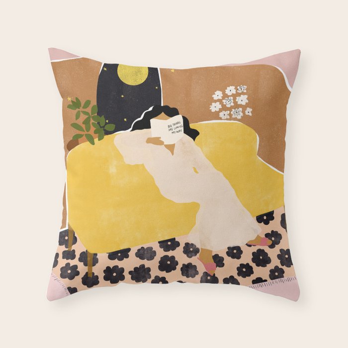 Big Things Are Coming My Way Throw Pillow Gallery Image 1