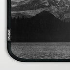 Mt Hood Black and White Vintage Nature Photography Laptop Sleeve Gallery Image 3