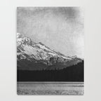Mt Hood Black and White Vintage Nature Photography Notebook Gallery Image 4