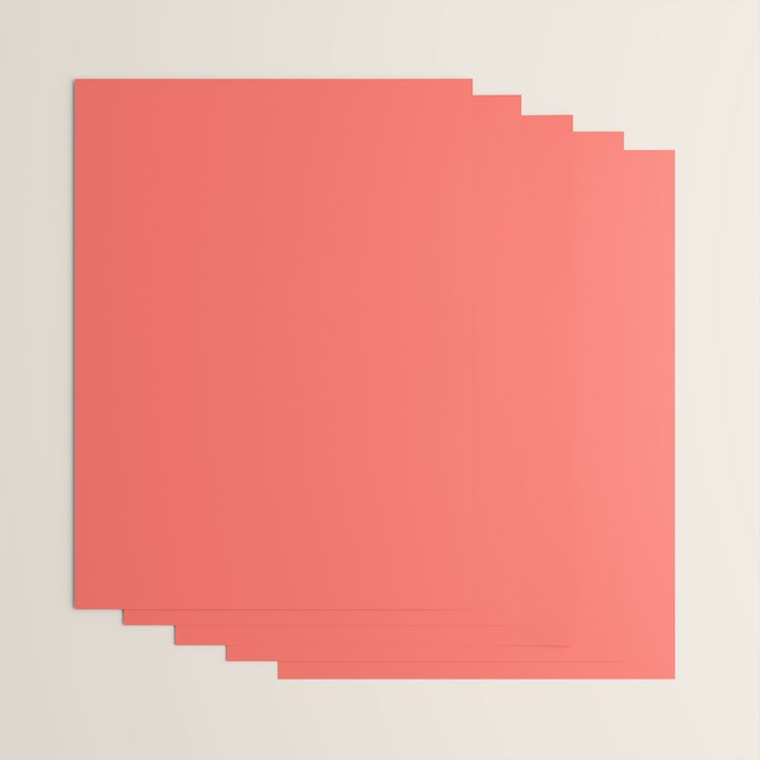 Coral Wrapping Paper Gallery Image 3