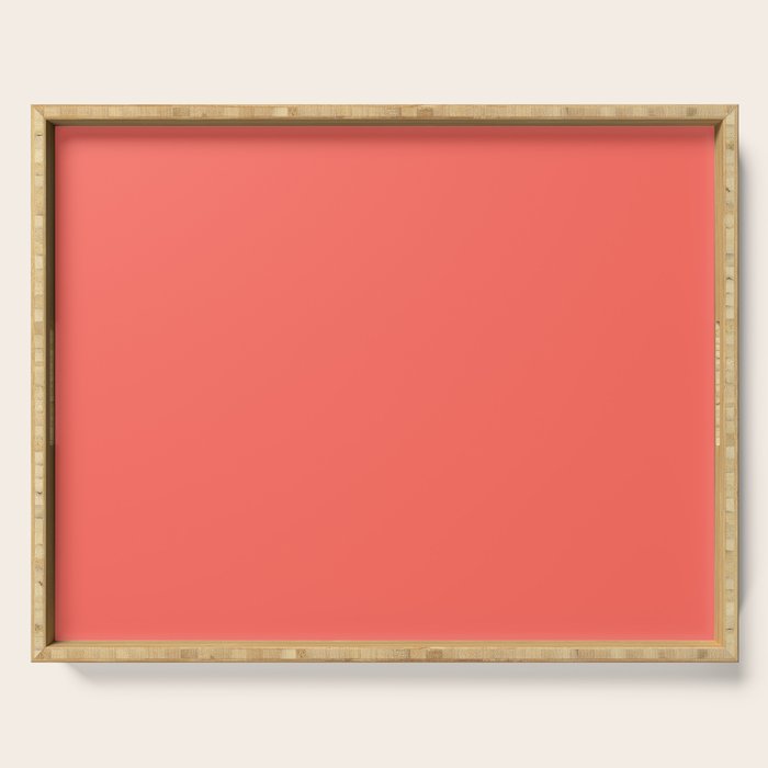 Coral Serving Tray Gallery Image 1
