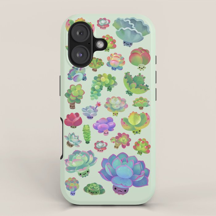 Baby succulent 2 - green iPhone Case Gallery Image 1