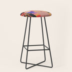 Abstract Marine Life Stool Gallery Image 1