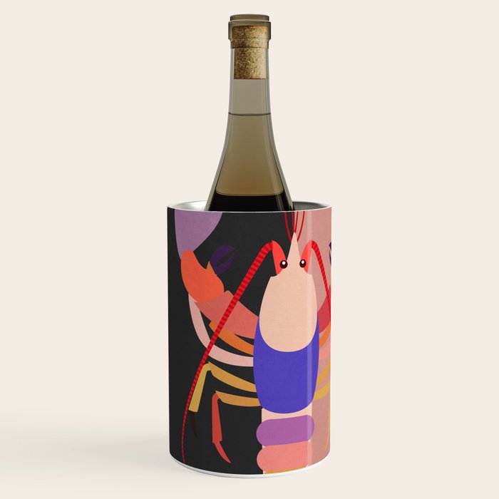 Abstract Marine Life Wine Chiller Gallery Image 2