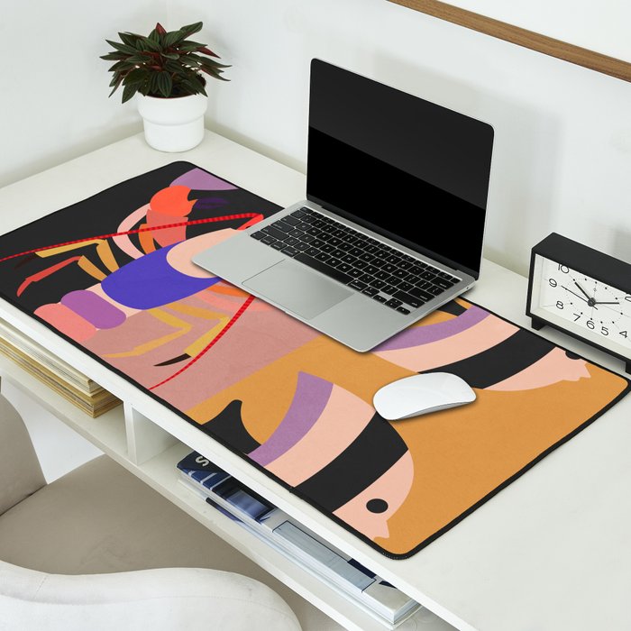 Abstract Marine Life Desk Mat Gallery Image 2