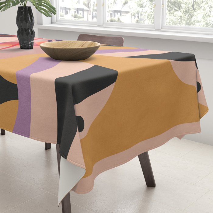 Abstract Marine Life Tablecloth Gallery Image 3