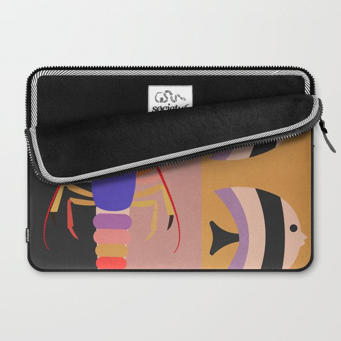 Abstract Marine Life Laptop Sleeve Gallery Image 2