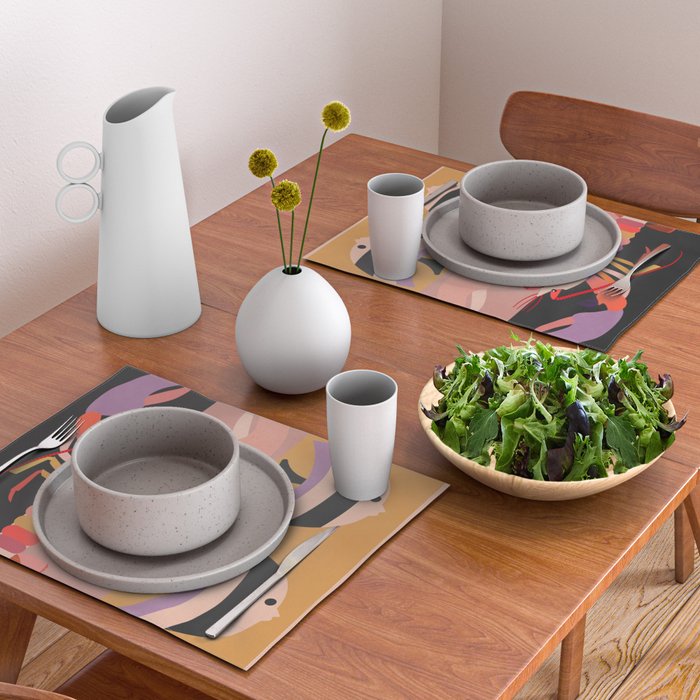 Abstract Marine Life Placemat Gallery Image 2
