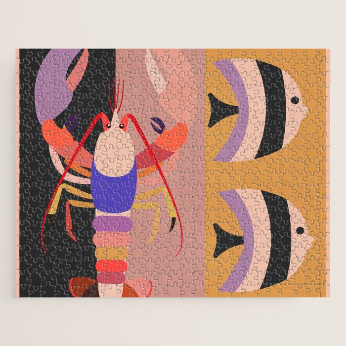 Abstract Marine Life Jigsaw Puzzle Gallery Image 1
