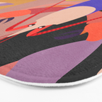 Abstract Marine Life Bath Mat Gallery Image 3