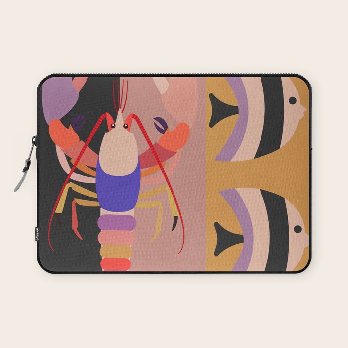 Abstract Marine Life Laptop Sleeve Gallery Image 1