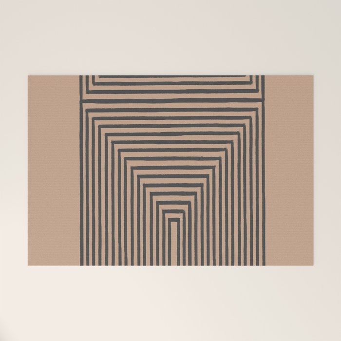 Geometric Art Welcome Mat Gallery Image 1