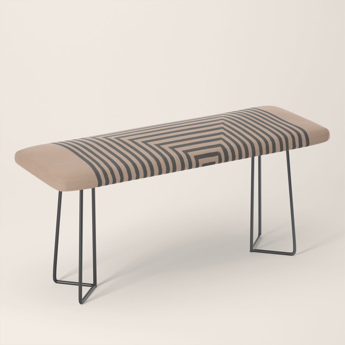 Geometric Art Bench Gallery Image 1