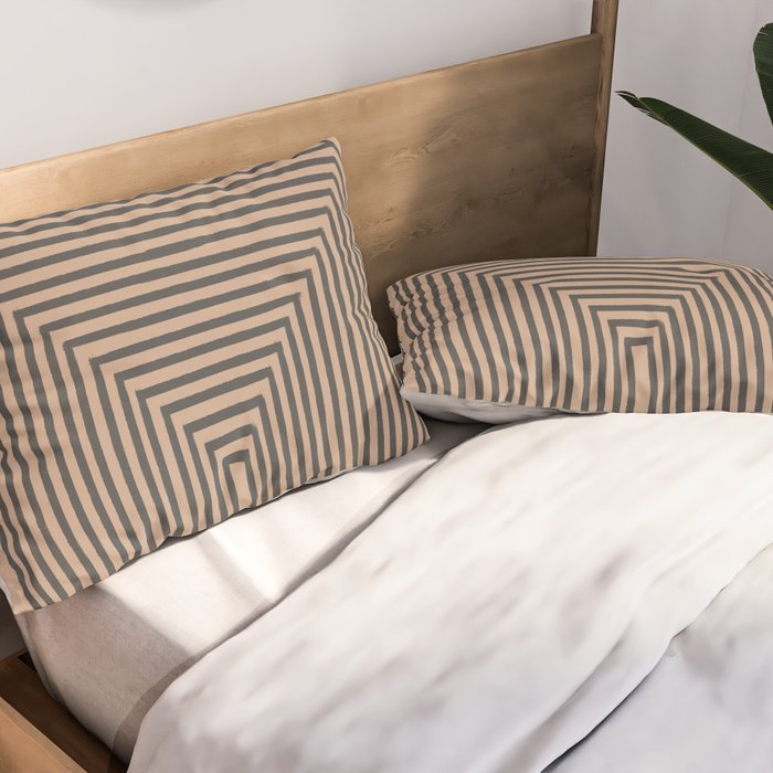 Geometric Art Pillow Sham Gallery Image 2