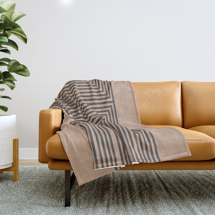 Geometric Art Throw Blanket Gallery Image 1
