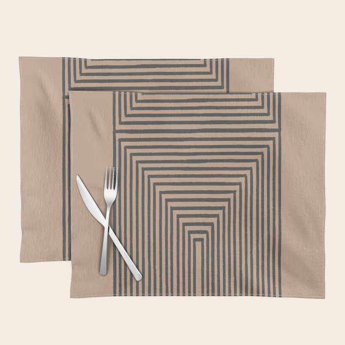 Geometric Art Placemat Gallery Image 1