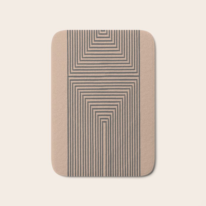 Geometric Art Bath Mat Gallery Image 1