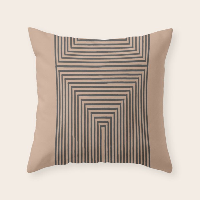 Geometric Art Throw Pillow Gallery Image 6
