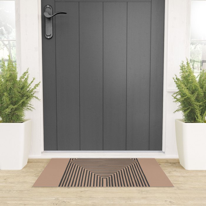 Geometric Art Welcome Mat Gallery Image 3