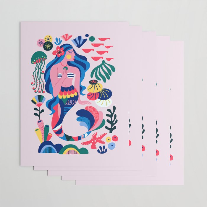 Mermaid Wrapping Paper Gallery Image 3