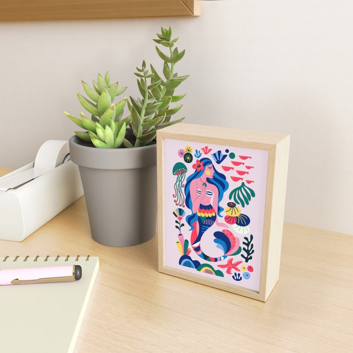 Mermaid Mini Art Print Gallery Image 2
