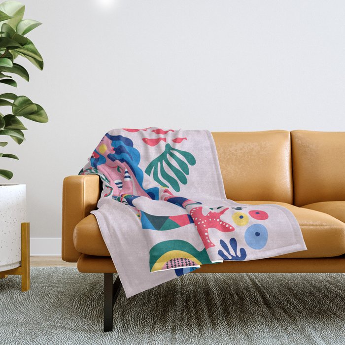 Mermaid Throw Blanket Gallery Image 1