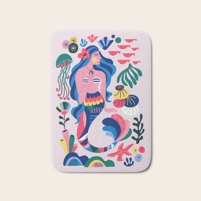 Mermaid Bath Mat Gallery Image 1