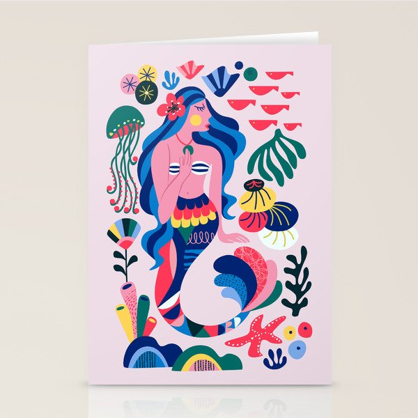 Mermaid Stationery Card Gallery Image 2