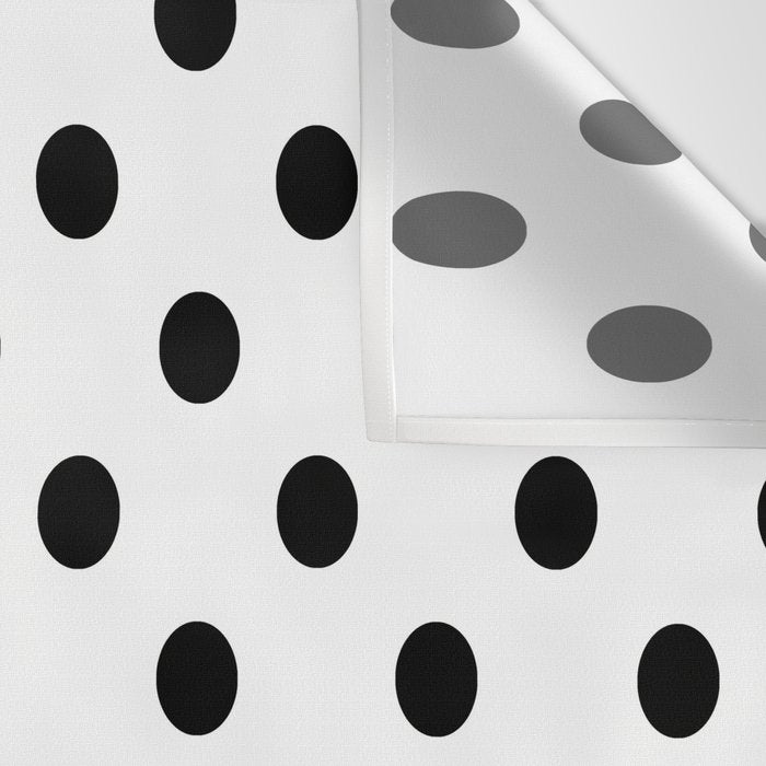 Black and white polka dots 1. Wall Tapestry Gallery Image 3