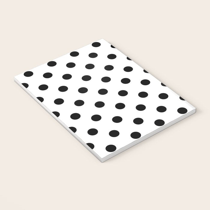 Black and white polka dots 1. Notebook Gallery Image 3