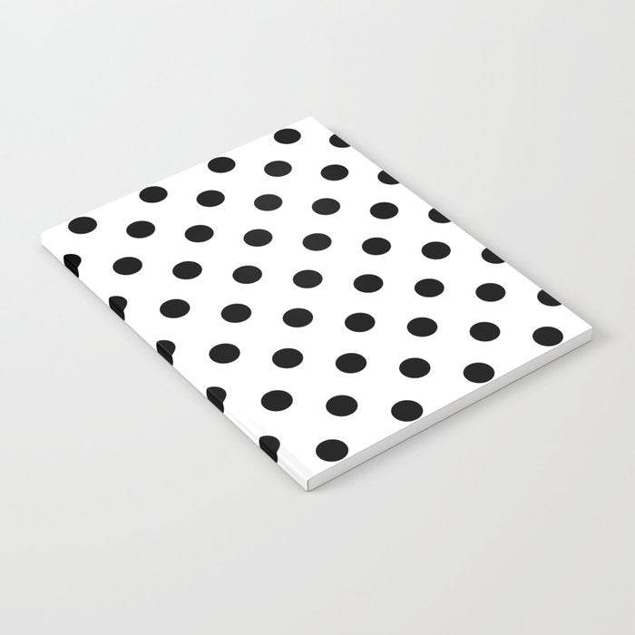 Black and white polka dots 1. Notebook Gallery Image 1
