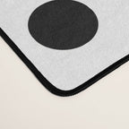 Black and white polka dots 1. Desk Mat Gallery Image 4