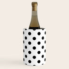 Black and white polka dots 1. Wine Chiller Gallery Image 1