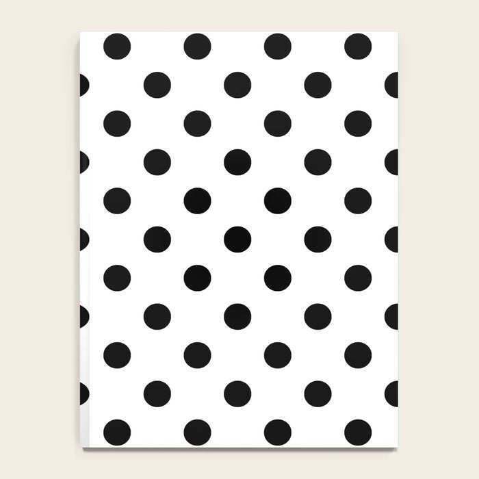Black and white polka dots 1. Notebook Gallery Image 4