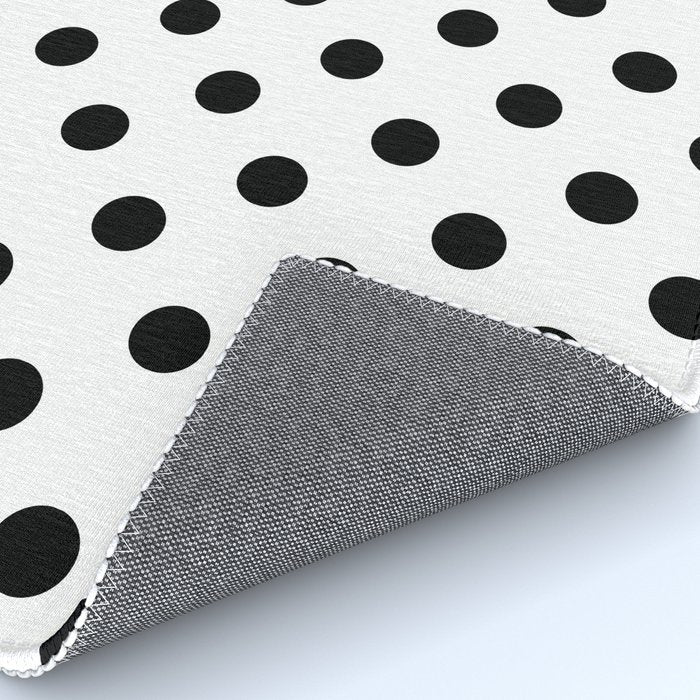 Black and white polka dots 1. Rug Gallery Image 4