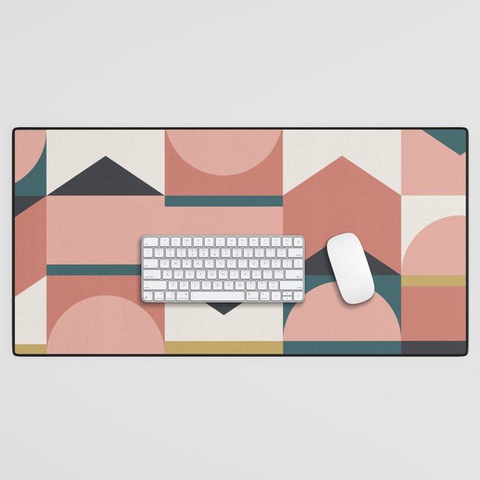 Maximalist Geometric 01 Desk Mat Gallery Image 1