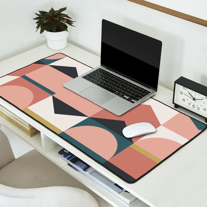 Maximalist Geometric 01 Desk Mat Gallery Image 2
