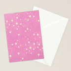 Stars - Pink Stationery Card Gallery Image 2