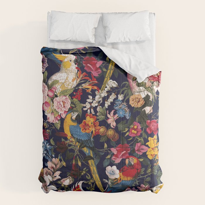 Tropical Birds of the Jungle Comforter Gallery Image 6