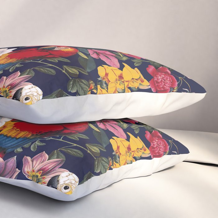 Tropical Birds of the Jungle Pillow Sham Gallery Image 3
