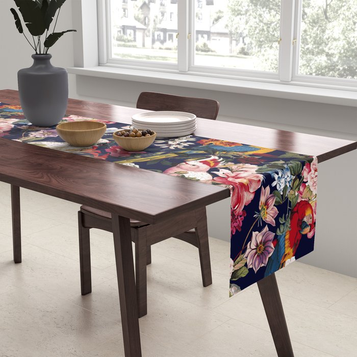 Tropical Birds of the Jungle Table Runner Gallery Image 2