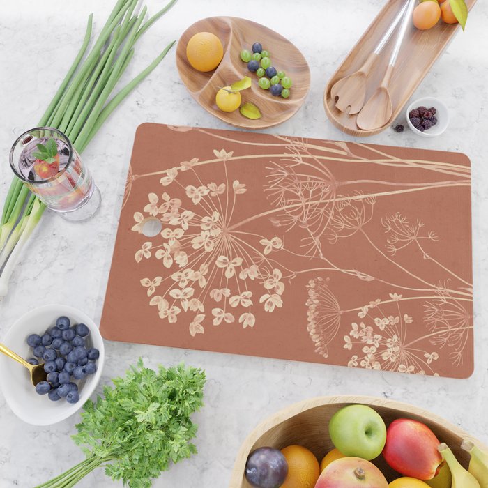 Wildflowers 15 Cutting Board Gallery Image 2