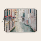 Venice Canal #1 - Italy Travel Photography Laptop Sleeve Gallery Image 1