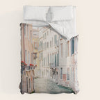 Venice Canal #1 - Italy Travel Photography Duvet Cover Gallery Image 6