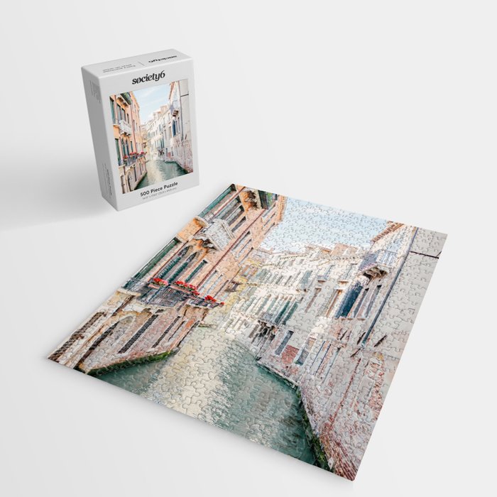 Venice Canal #1 - Italy Travel Photography Jigsaw Puzzle Gallery Image 2
