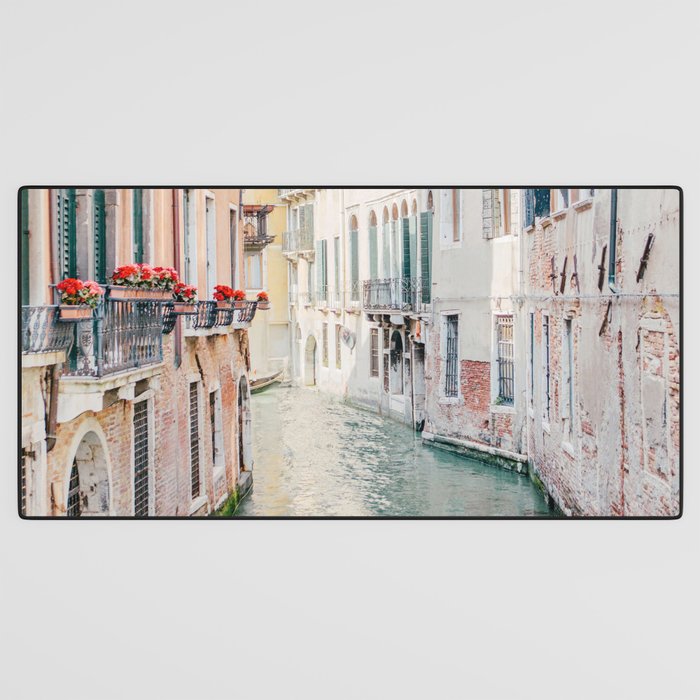 Venice Canal #1 - Italy Travel Photography Desk Mat Gallery Image 3